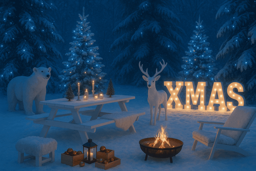 Winter Wonderland thema kerst events Event Toppers