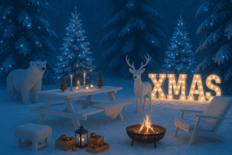 Winter Wonderland thema kerst events Event Toppers