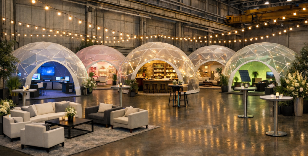 Iglo Dome tenten voor Klantendag, Beurs of Bedrijfsfeest - EVENT TOPPERS