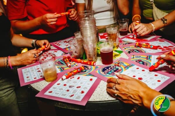 Disco Bingo Kaarten Event Toppers