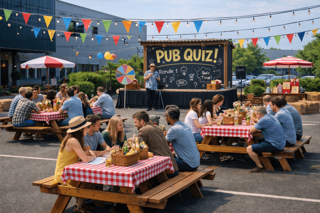 Picknick op het bedrijf met pub quiz op maat Event Toppers